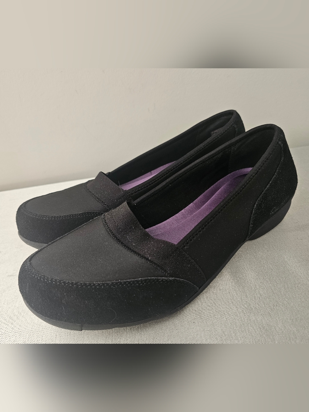 SKECHERS Relaxed Fit Womens Black Slip On Loafers